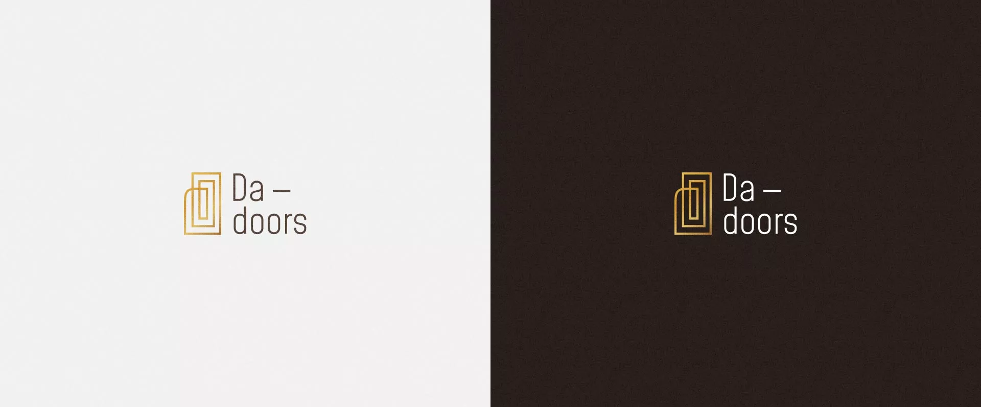 Разработка логотипа для компании «DA-DOORS» в Магадане
