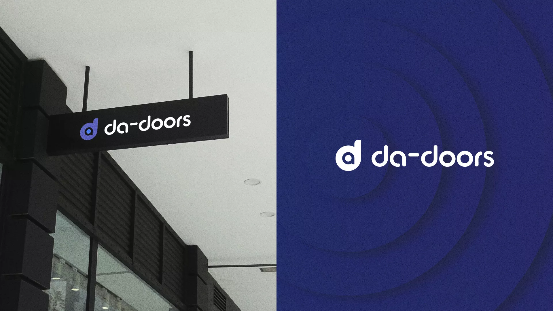 Разработка логотипа компании по продаже дверей в Магадане